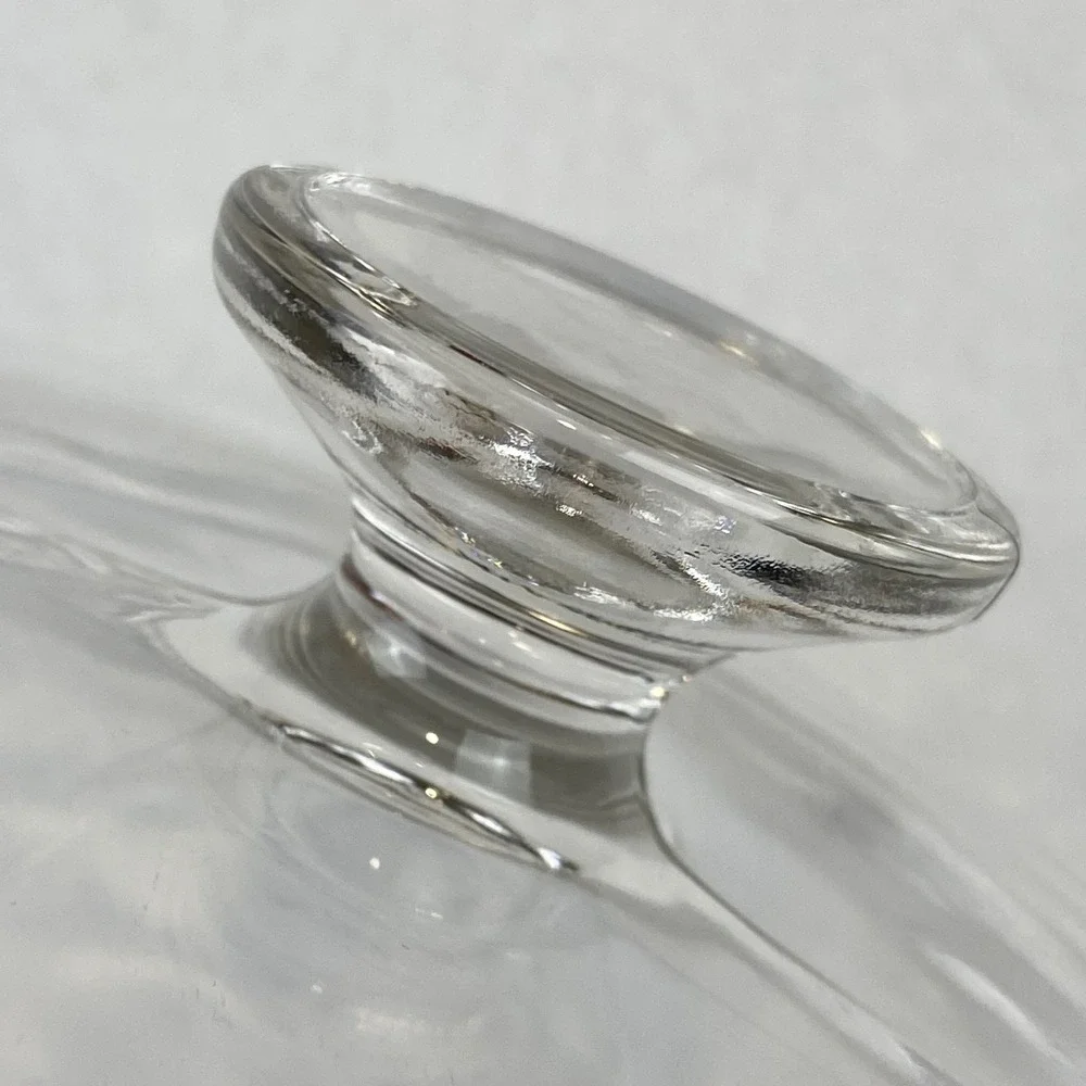 Vintage Pyrex G5C Clear Glass Lid 7.75 Inch Smooth Replacement Casserole